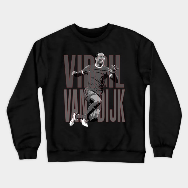 virgil van dijk Crewneck Sweatshirt by StoneSoccer